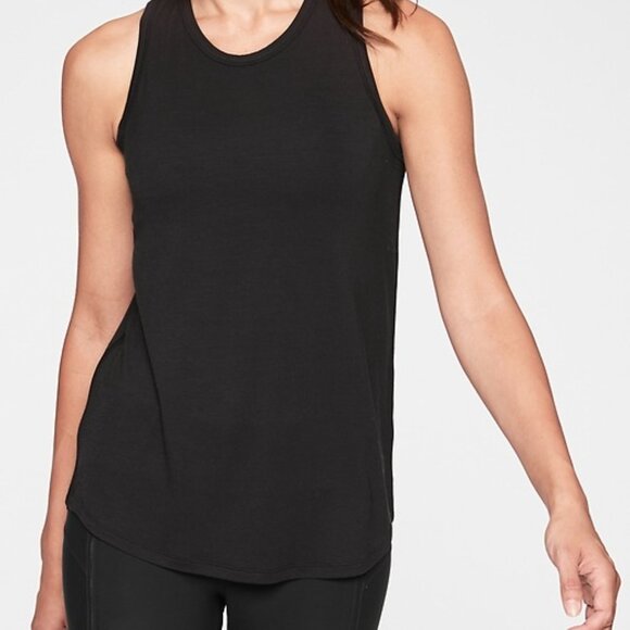Athleta Tops - Athleta Cloudlight Relaxed Fit BlackTank Women’s Size Small